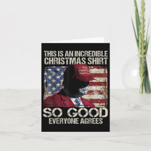 Weihnachts-Pyjama von Trump so gut, dass alle über Karte