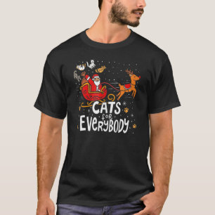 Weihnachts-Pyjamas für jeden Katzen X mas hässlich T-Shirt