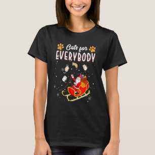 Weihnachts-Pyjamas für jeden Katzen X-mas hässlich T-Shirt