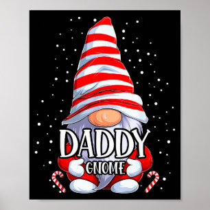 Weihnachts-Pyjamas für Papa Gnom Passende Familien Poster