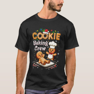 Weihnachts-Pyjamas Lustiger Ingwerbrot-Keks-Backen T-Shirt