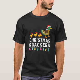 Weihnachts-Quackers Funny Niedlich Duckings Weihna T-Shirt