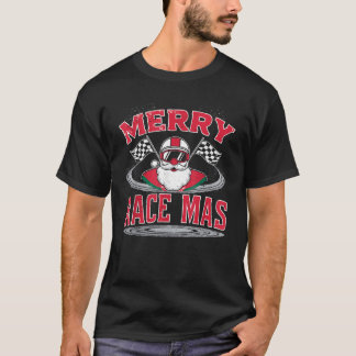 Weihnachts Racing Merry Racemas Racing Santa Race  T-Shirt