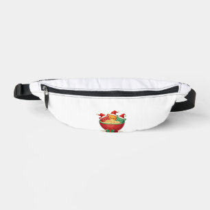 Weihnachts-Ramen-Katze Santa Anime Miauen Kitty Mi Bauchtasche