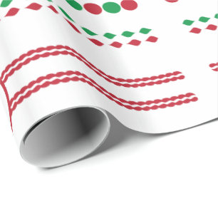 Weihnachts-Randrahmen für festliche Dekoration Geschenkpapier