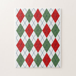 Weihnachts-Raute Puzzle