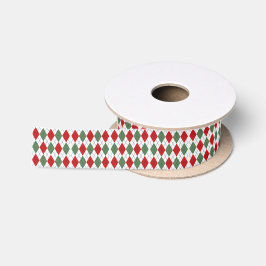 Weihnachts-Raute Satinband