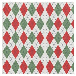 Weihnachts-Raute Stoff