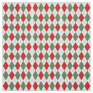 Weihnachts-Raute Stoff