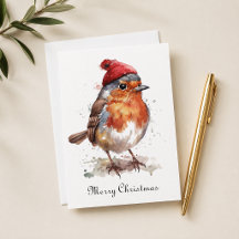Weihnachts Red Robin individuell anpassbar