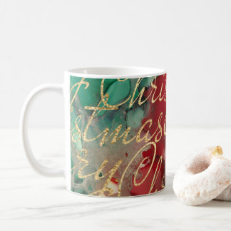 Weihnachts Reds Grüntöne Golds 11 oz. Kaffeetasse