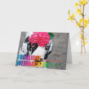 Weihnachts-Regenbogen Karte