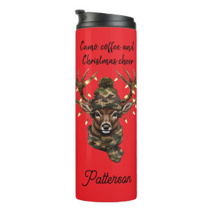 Weihnachts-Reh-Thermal-Tumbler Thermosbecher