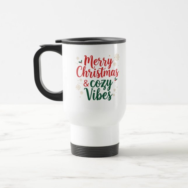 Weihnachts-Reisemug – Feiertags-Kaffeetasse  Reisebecher (Links)