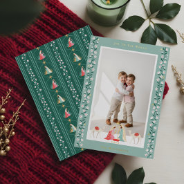 Weihnachts-Religiöse Krippe Familienszenario Foto Folien Feiertagskarte