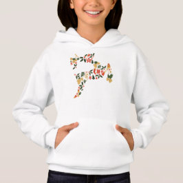 Weihnachts-Rentier-Collage-Hoodie – Festliches Hol Hoodie