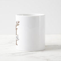 Weihnachts-Rentier-Feiertags-Tasse, individuelle W
