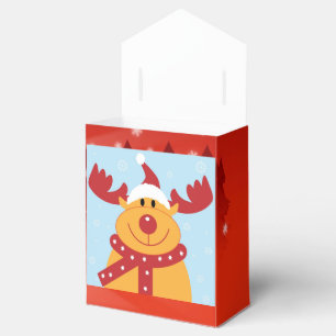 Weihnachts-Rentier-Gefälligkeitsbox Geschenkschachtel