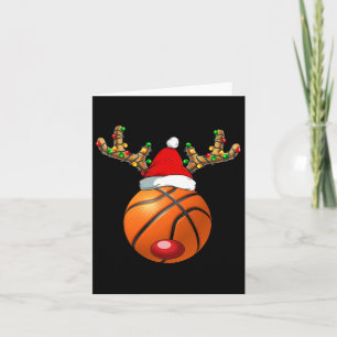 Weihnachts-Rentier-Gesicht Bysketbyll Weihnachten  Karte