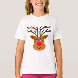 Weihnachts-Rentier-Kids-T - Shirt