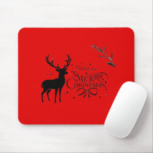 Weihnachts-Rentier Kunst, Dichtung und Musik Mousepad