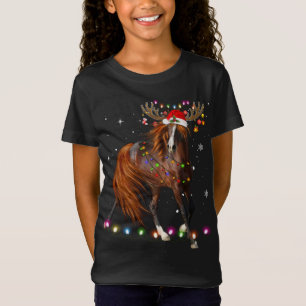 Weihnachts-Rentier-Lichter Weihnachten Weihnachten T-Shirt