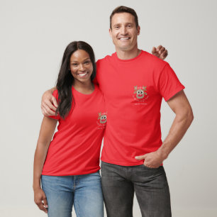 Weihnachts Rentier North Pole Sleigh Team Spaß T-Shirt
