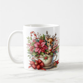 Weihnachts-Rentier-Tasse 4 Kaffeetasse