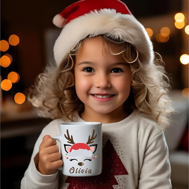 Weihnachts-Rentier-Tasse | Rentierfass-Tasse Kaffeetasse (Von Creator hochgeladen)