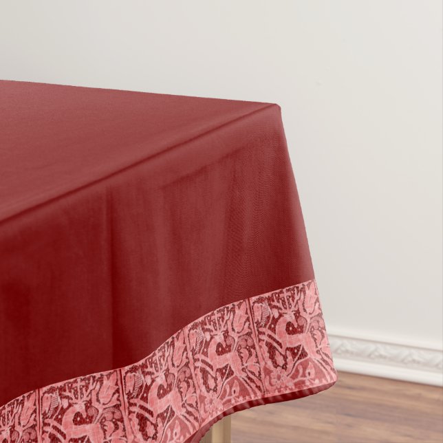 Weihnachts-Rentierlace 52" x 70" Tischdecke (Beispiel)