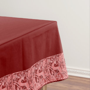 Weihnachts-Rentierlace 60" x 84" Tischdecke