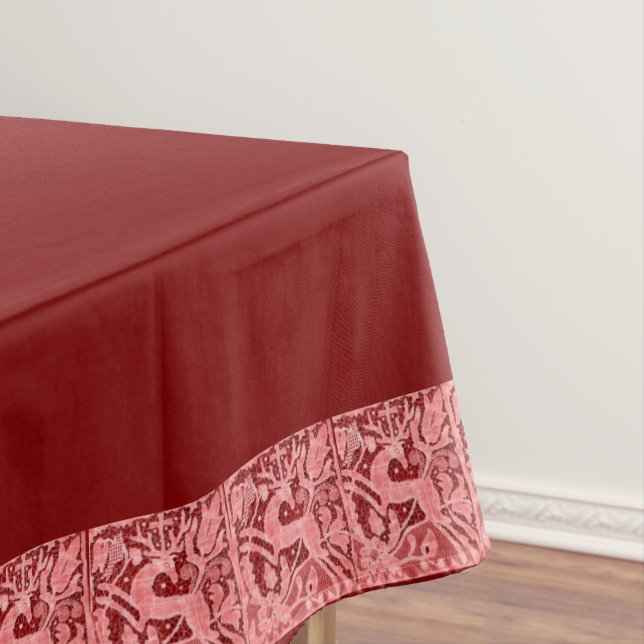 Weihnachts-Rentierlace 60" x 84" Tischdecke (Beispiel)