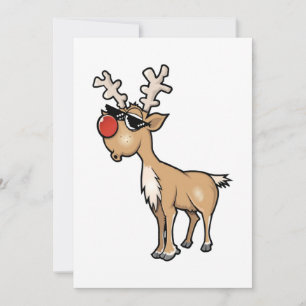 Weihnachts-Rentierleben Feiertagskarte