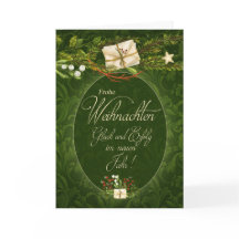 Weihnachts-Retro-Creme und Grün