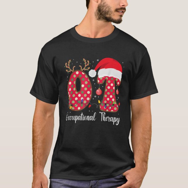 Weihnachts-Retro-Groovy OT The T-Shirt (Vorderseite)