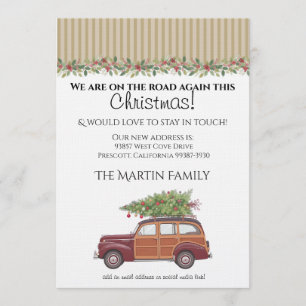 Weihnachts-Retro-Kombi Einladung