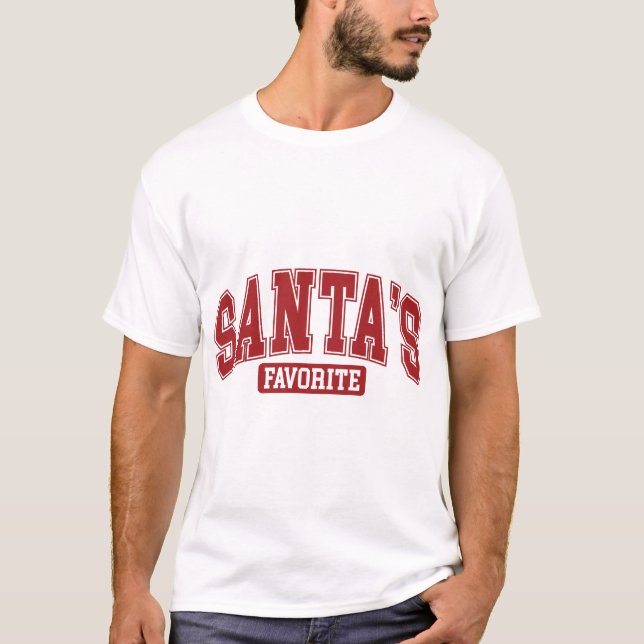 Weihnachts-Retro-Weihnachtszeitschrift-Design T-Shirt (Vorderseite)