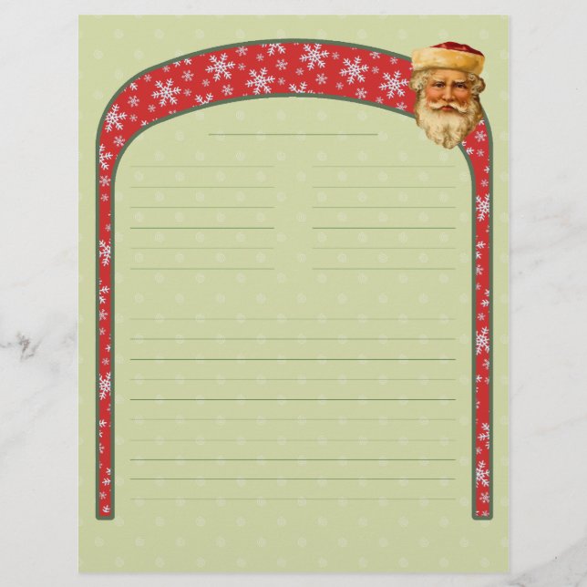 Weihnachts Rezept Letterhead (Vorderseite)