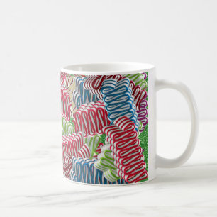 Weihnachts-Ribbon-Candies-Tasse Kaffeetasse