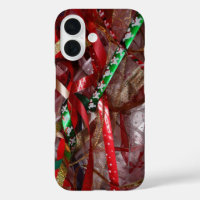 Weihnachts-Ribbons Red Green und Gold Holiday
