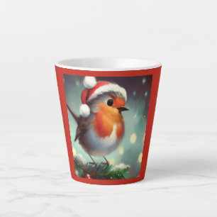 Weihnachts-Robin 2 Milchtasse