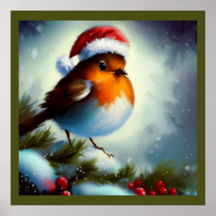 Weihnachts-Robin 3 Poster