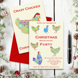 Weihnachts-Rooster und Hen-Party