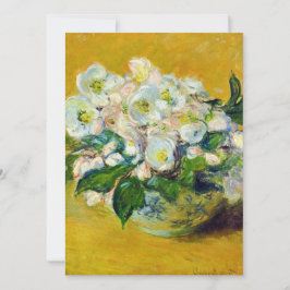 Weihnachts-Rose (von Claude Monet) Karte