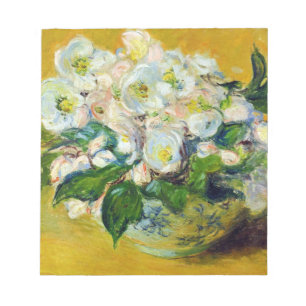 Weihnachts-Rose (von Claude Monet) Notizblock