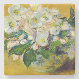 Weihnachts-Rose (von Claude Monet) Steinuntersetzer