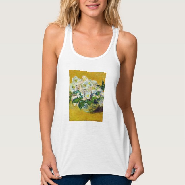 Weihnachts-Rose (von Claude Monet) Tank Top (Vorderseite)