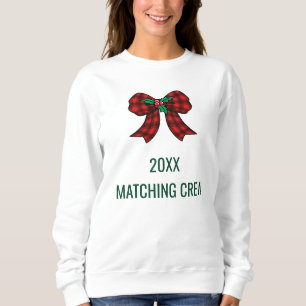 Weihnachts-Rot-Grün-Karu-Bogen-Familien-Geschenke Sweatshirt