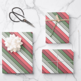 Weihnachts Rot Grüne Farbe auf Textil Papier