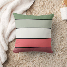 Weihnachts Rot Grüne Farbe auf Textil Papier Kissen